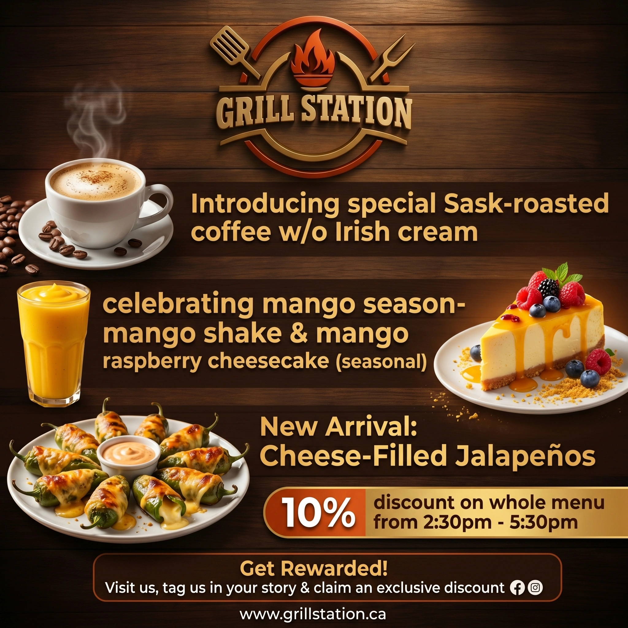 Grill Station Saskatoon Special Offer - Order Online