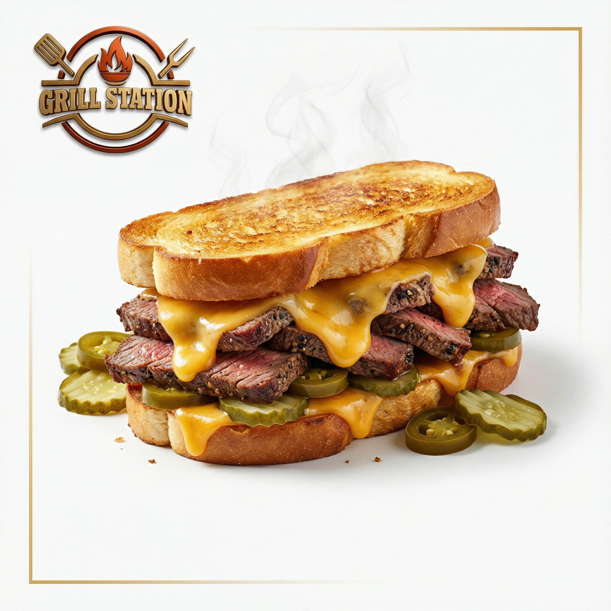 Montreal Rail Steakwich at Grill Station Saskatoon